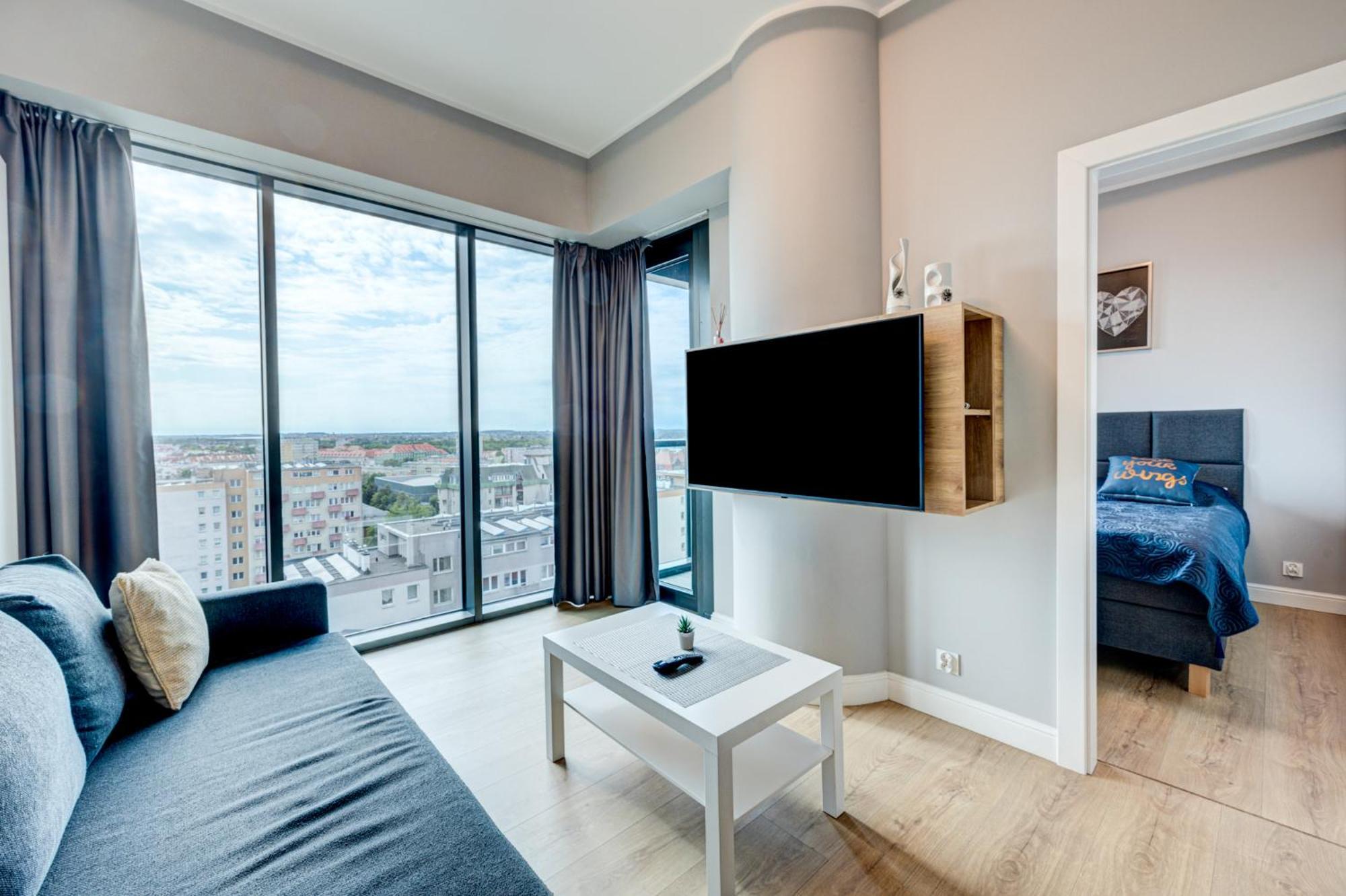 Hanza Tower Swimming Pool & High Floor With Balcony! Stettin